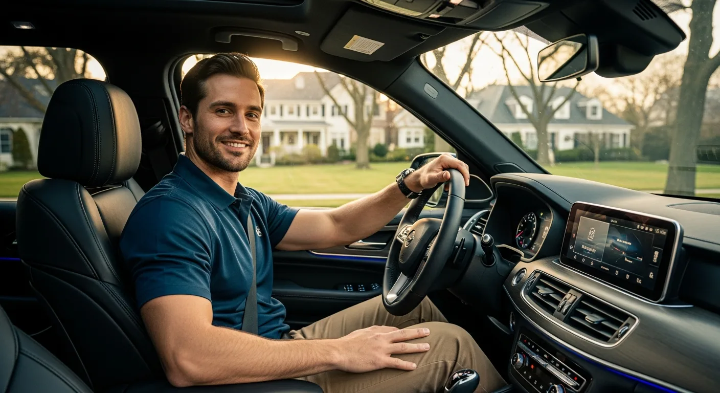 Professional rideshare driver